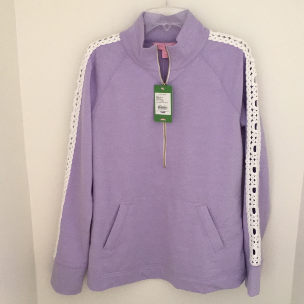 NWT Lily Pulitzer Skipper Popover Sz S in Lilac